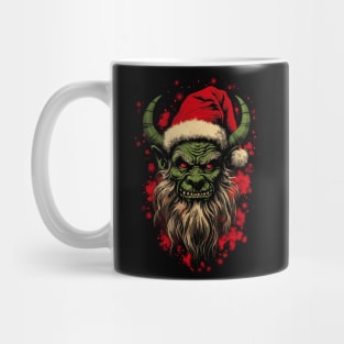 Vintage Krampus Christmas Holiday Horror Graphic Mug